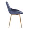 Armen Living Heidi Blue Velvet Dining Accent Chair with Gold Metal Legs LCHESIGLDBLU - alternate 6